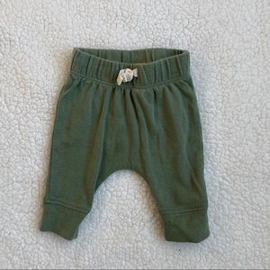 Newborn Green Pants